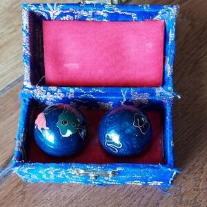 Blue Baoding Balls with Box